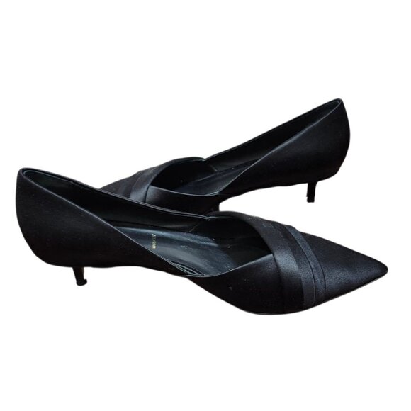 Something Bleu Brenna Kitten Heel HANDCRAFTED IN ITALY BY ARTISAN SHOEMAKERS - Picture 7 of 16